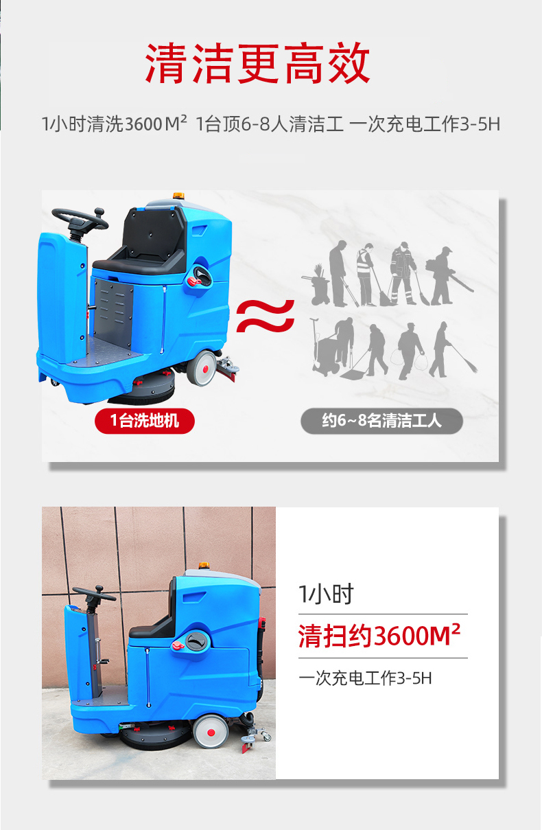 黔江驾驶式洗地机更适合用在高铁站